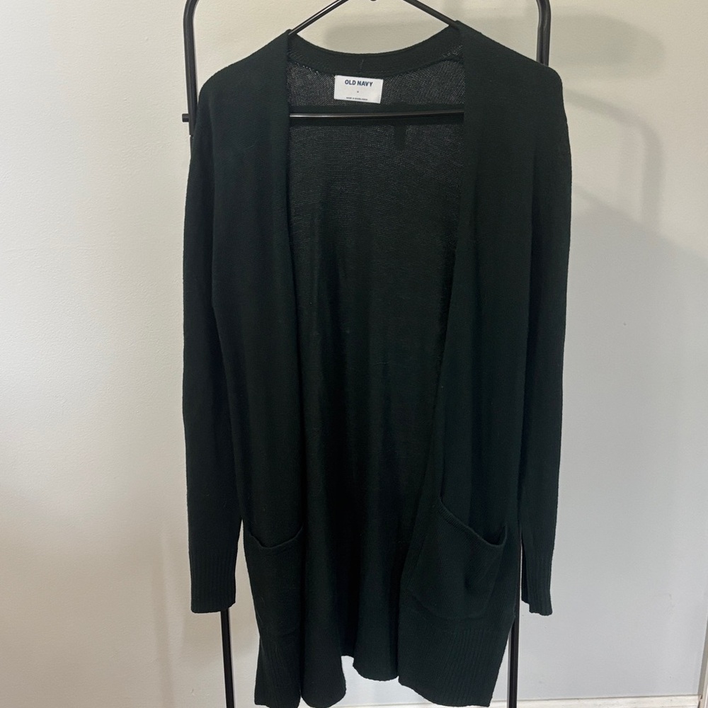 Old Navy Women's Black Cardigan Sweater
